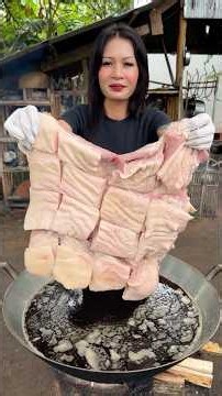 How to stir fried pork with vegetable and fried pork recipe