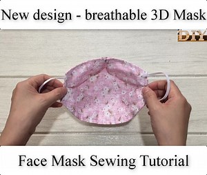 19K views · 306 reactions | New design - breathable 3D Mask | LIFE DIY | Facebook