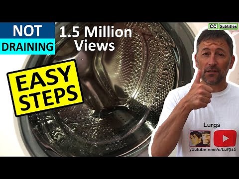 Washing Machine not Draining Water - Fixed