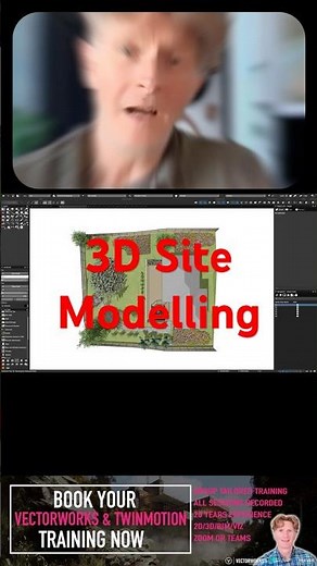 🌿 #vectorworks #3D #Site #Modelling & #gardendesign | Step-by-Step Tutorial