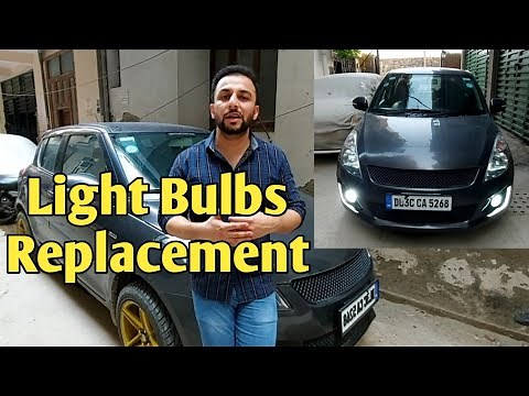 Maruti Swift Bulbs Replacement । Fog Light । LED