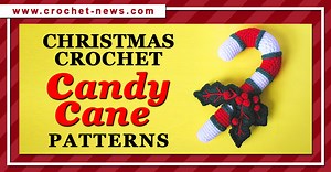 CHRISTMAS CROCHET CANDY CANE PATTERNS