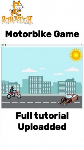 Make a Motor Bike Game in Scratch