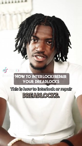 How To Interlock/Repair Your Dreadlocks 👩🏾‍🦱 Do you struggle with keeping your locs tight and healthy? Follow for more tips to achieve flawless locs every time! #lochaircare #dreadlockcare #dreadlockmaintenance #healthyhairroutine