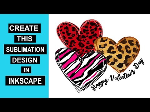 How to create a sublimation design in Inkscape.