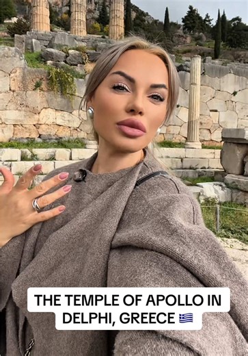 THE TEMPLE OF APOLLO IN DELPHI, GREECE 🇬🇷 #delphi #templeofapollo #greece🇬🇷 #greecetiktok #delphigreece