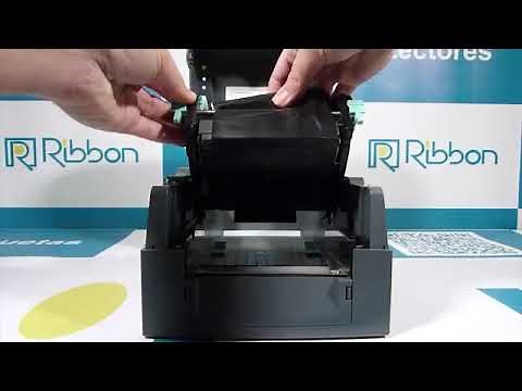 GoDEX G500-Ribbon and label installation.