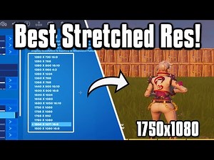 The NEW Stretched Resolution Every Pro Is Using! - Fortnite Battle Royale