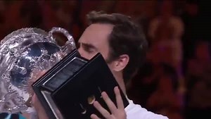 Roger Federer turns 38 today 🎈 Take a look back at his emotional speech after winning the 2017 Australian Open. | ESPN