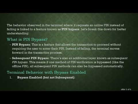 Understanding Offline PIN Behavior in EMV Transactions