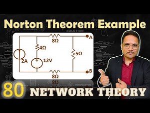 3 - Norton's Theorem Examples with Independent and Dependent Source: Solved Problem