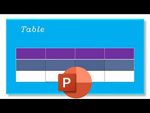 PowerPoint Tutorial: How to Create and Customize Tables in Your Slides
