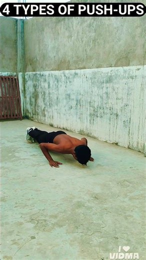 4 Types of Push-Ups 💪 |