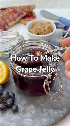 Homemade Grape Jelly Recipe 🍇