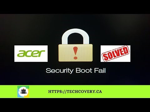 Security Boot Fail and Install from usb Windows 10 or Windows 11
