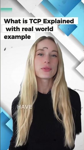 What is TCP (transmission control protocol) with a simple example? #tech #techskills #techexplained