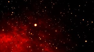 Particles, Red, Abstract. Free Stock Video