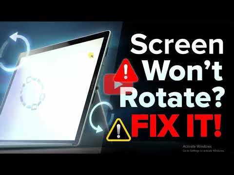 How to Fix Microsoft Surface Device Screen Not Rotating