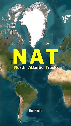 Why Planes Follow the Jet Stream Across the Atlantic ✈️