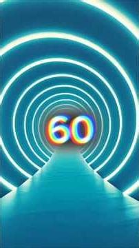 1 Minute Timer Countdown ⏱️ Energetic ASMR Loop | Shorts