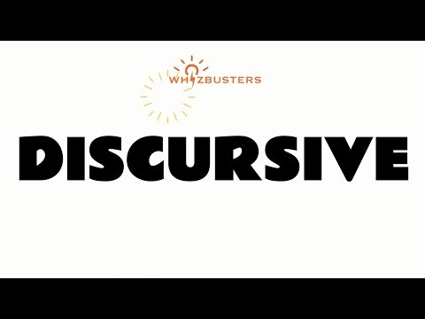 Master DISCURSIVE (adj.) for GRE & SAT | Meaning, Pronunciation & Sentence Examples (Vocab Booster)