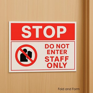 Stop Sign Printable Do Not Enter Staff Only Digital Safety Sign Warning Sign Instant Download Digital Image Pdf PNG JPG SVG - Etsy UK