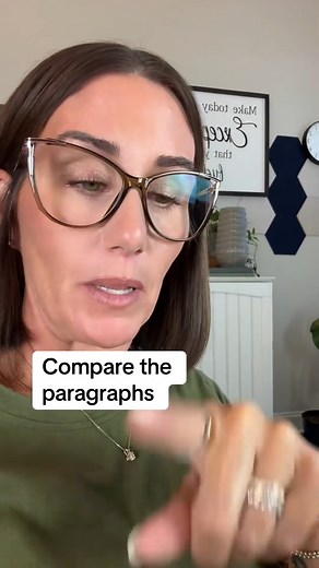 14K views · 172 reactions | Compare Paragraphs Word for Word: Let’s Break It Down! 樂 "Ever wondered how your writing stacks up? Let's compare each paragraph, word for word, and see what stands out. Ready to find out? #WritingTips" #WritingSkills #WritingTips #CompareWriting #ContentCreation #ImproveYourWriting #WordChoiceMatters #EditingTips #WriterCommunity #WritingChallenge #WritingProcess | Divorce Coach with Sam & Leah | Facebook