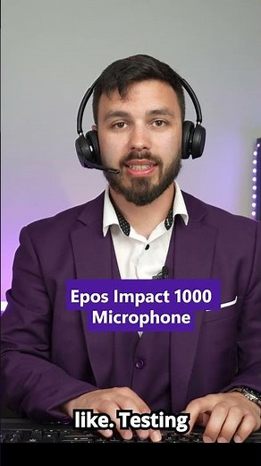Epos Impact 1000 Noise Canceling Mic Test: 5 Tests in 60 seconds!