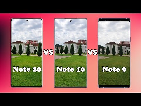 Samsung Galaxy Note 20 vs Note 10 vs Note 9 Camera Test
