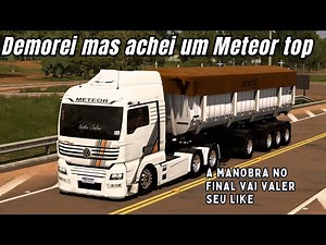 Euro Truck Simulator 2 2025 Gameplay Finalmente consegui um Meteor a manobra no final foi top !