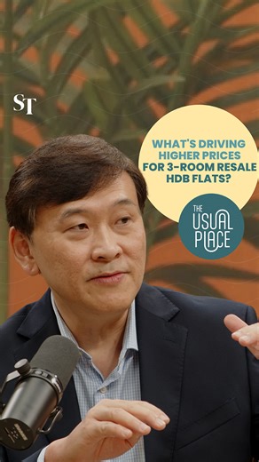 Prices of 3-room Housing Board flats continue to soar this year, with at least 4 resale units passing the $900,000 mark. We sat down with property experts Nicholas Mak and Patrick Chee to discuss the trend on The Usual Place podcast. https://str.sg/rfNC | The Straits Times