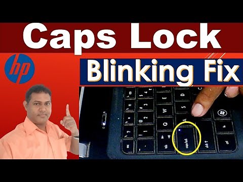 Caps Lock ON OFF Fix | HP Caps lock blinking/flashing but no display Fix | No Display Problem Fix