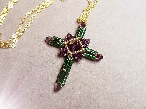 Elegant Beaded Cross Tutorial