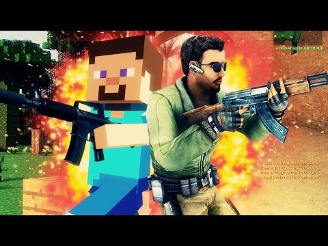 QUAND MINECRAFT RENCONTRE COUNTER-STRIKE !