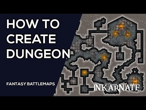 How to Create Dungeon | Inkarnate Stream