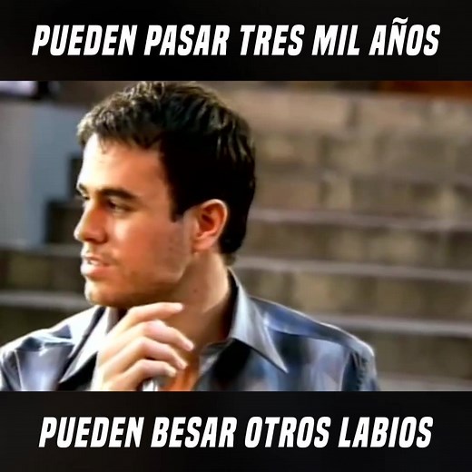 🎶Pueden pasar tres mil años pueden besar otros labios, pero nunca te olvidaré🎶.. Para tener acceso a más contenido exclusivo, visita el siguiente link ↪️ http://bit.ly/ContenidoExclusivo_ei | Enrique Iglesias