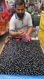 So Fast Tasty Spicy Masala Blackberry Making | Java Plum Jam #masalablackberry #masalablackberrystreetfood #javaplumfruit #reelsvideo #streetfood | Ayan Alamin