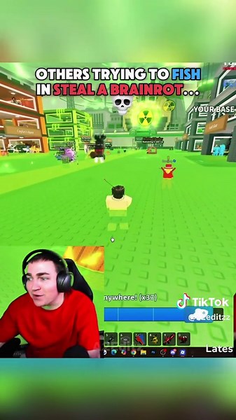 Others Fishing Vs This Guy 💀 #stealabrainrot | Fishing