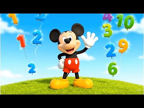 Learn Counting with Mickey Mouse 🎉 | Fun Numbers 1 to 10 for Kids | Kinder Fun TV