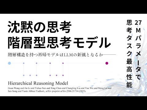 The potential of the new LLM: Hierarchical Reasoning Model