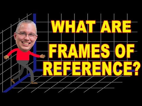 What are frames of reference in physics?