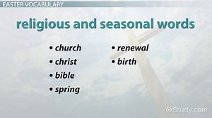 ESL Easter Vocabulary