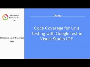 Code Coverage for C++ in Visual Studio IDE | GTest | Unit Testing
