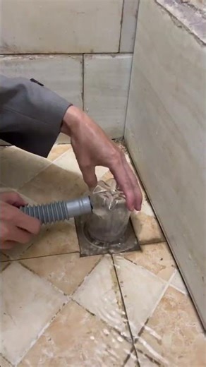 A clever trick to prevent washing machine drain overflow