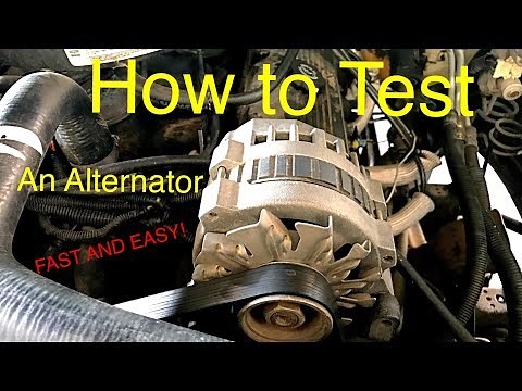 How to Test an Alternator (fast and simple)
