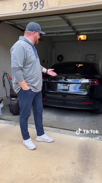 Will golf clubs fit in a Tesla Model 3? I guess it’s a more common question than we thought. #saltygolf #golf #golftok #viral #fyp #foryou #utahgolf #tesla #teslamodel3 #golfclubs #willitfit