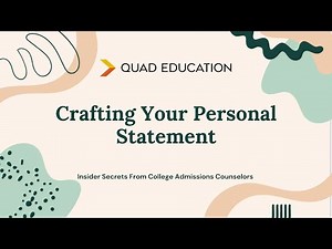 How To Write A Personal Statement (Insider Ivy League Tips)