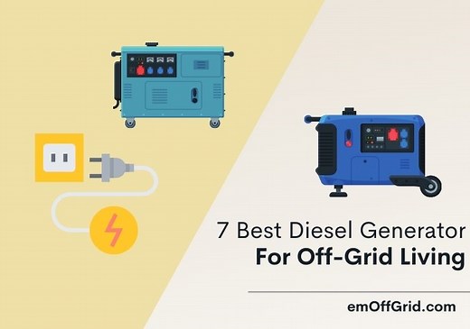 7 Best Diesel Generators for Off-Grid Living (Efficient & Reliable)