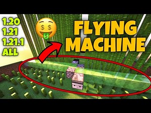 How to Build a Simple Flying Machine in Minecraft 🚀 (Works in All Versions!)