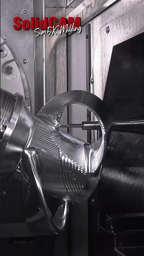 Precision 5-Axis Finishing with SolidCAM